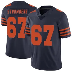 Men's Ricky Stromberg Chicago Bears No.67 Limited Alternate Vapor Untouchable Jersey - Navy Blue