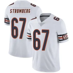 Men's Ricky Stromberg Chicago Bears No.67 Limited Vapor Untouchable Jersey - White