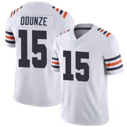 Men's Rome Odunze Chicago Bears No.15 Limited Alternate Classic Vapor Jersey - White