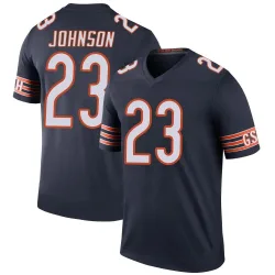 Men's Roschon Johnson Chicago Bears No.23 Legend Color Rush Jersey - Navy