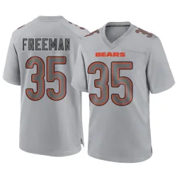 Men's Royce Freeman Chicago Bears No.35 Game Atmosphere Fashion Jersey - Gray