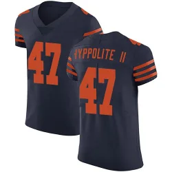 Men's Ruben Hyppolite II Chicago Bears No.47 Elite Alternate Vapor Untouchable Jersey - Navy Blue