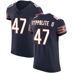 Men's Ruben Hyppolite II Chicago Bears No.47 Elite Team Color Vapor Untouchable Jersey - Navy