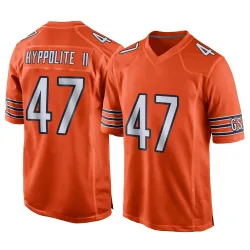 Men's Ruben Hyppolite II Chicago Bears No.47 Game Alternate Jersey - Orange