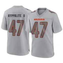 Men's Ruben Hyppolite II Chicago Bears No.47 Game Atmosphere Fashion Jersey - Gray
