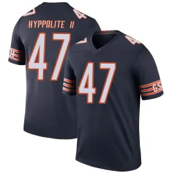 Men's Ruben Hyppolite II Chicago Bears No.47 Legend Color Rush Jersey - Navy