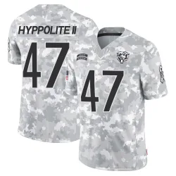 Men's Ruben Hyppolite II Chicago Bears No.47 Limited 2024 Salute to Service Jersey - Arctic Camo