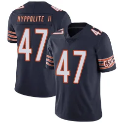 Men's Ruben Hyppolite II Chicago Bears No.47 Limited Team Color Vapor Untouchable Jersey - Navy