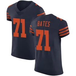 Men's Ryan Bates Chicago Bears No.71 Elite Alternate Vapor Untouchable Jersey - Navy Blue