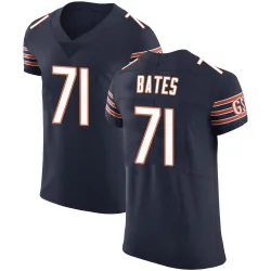 Men's Ryan Bates Chicago Bears No.71 Elite Team Color Vapor Untouchable Jersey - Navy