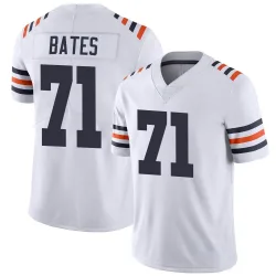 Men's Ryan Bates Chicago Bears No.71 Limited Alternate Classic Vapor Jersey - White