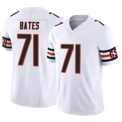 Men's Ryan Bates Chicago Bears No.71 Limited Vapor F.U.S.E. Jersey - White