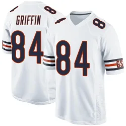 Men's Ryan Griffin Chicago Bears No.84 Game Jersey - White