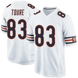 Men's Samori Toure Chicago Bears No.83 Game Jersey - White