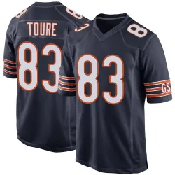 Men's Samori Toure Chicago Bears No.83 Game Team Color Jersey - Navy