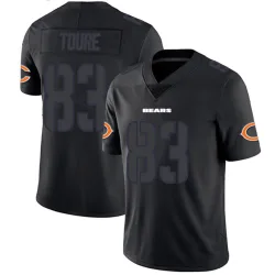 Men's Samori Toure Chicago Bears No.83 Limited Jersey - Black Impact