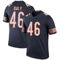 Men's Scott Daly Chicago Bears No.46 Legend Color Rush Jersey - Navy