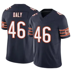 Men's Scott Daly Chicago Bears No.46 Limited Vapor F.U.S.E. Jersey - Navy