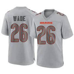 Men's Shaun Wade Chicago Bears No.26 Game Atmosphere Fashion Jersey - Gray