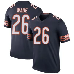 Men's Shaun Wade Chicago Bears No.26 Legend Color Rush Jersey - Navy