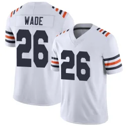 Men's Shaun Wade Chicago Bears No.26 Limited Alternate Classic Vapor Jersey - White