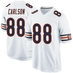 Men's Stephen Carlson Chicago Bears No.88 Game Jersey - White
