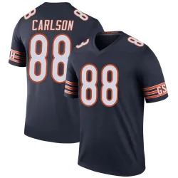 Men's Stephen Carlson Chicago Bears No.88 Legend Color Rush Jersey - Navy