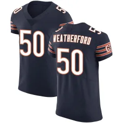 Men's Sterling Weatherford Chicago Bears No.50 Elite Team Color Vapor Untouchable Jersey - Navy