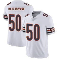 Men's Sterling Weatherford Chicago Bears No.50 Limited Vapor Untouchable Jersey - White