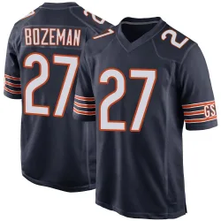 Men's Swayze Bozeman Chicago Bears No.27 Game Team Color Jersey - Navy