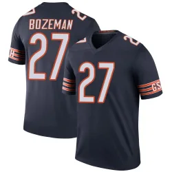 Men's Swayze Bozeman Chicago Bears No.27 Legend Color Rush Jersey - Navy
