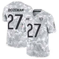 Men's Swayze Bozeman Chicago Bears No.27 Limited 2024 Salute to Service Jersey - Arctic Camo