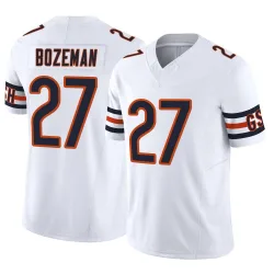 Men's Swayze Bozeman Chicago Bears No.27 Limited Vapor F.U.S.E. Jersey - White