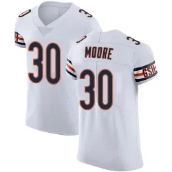 Men's Tarvarius Moore Chicago Bears No.30 Elite Vapor Untouchable Jersey - White