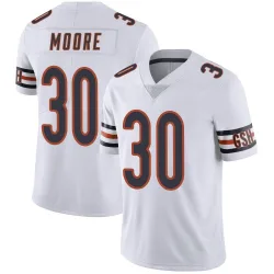Men's Tarvarius Moore Chicago Bears No.30 Limited Vapor Untouchable Jersey - White