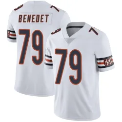 Men's Theo Benedet Chicago Bears No.79 Limited Vapor Untouchable Jersey - White