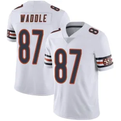 Men's Tom Waddle Chicago Bears No.87 Limited Vapor Untouchable Jersey - White