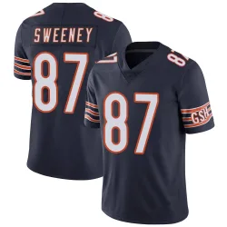 Men's Tommy Sweeney Chicago Bears No.87 Limited Team Color Vapor Untouchable Jersey - Navy