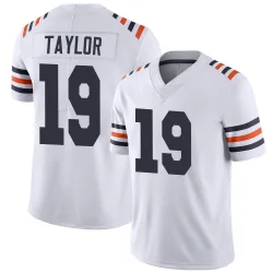 Men's Tory Taylor Chicago Bears No.19 Limited Alternate Classic Vapor Jersey - White