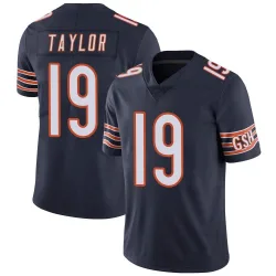 Men's Tory Taylor Chicago Bears No.19 Limited Team Color Vapor Untouchable Jersey - Navy