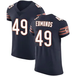 Men's Tremaine Edmunds Chicago Bears No.49 Elite Team Color Vapor Untouchable Jersey - Navy