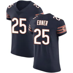 Men's Trestan Ebner Chicago Bears No.25 Elite Team Color Vapor Untouchable Jersey - Navy
