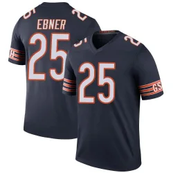 Men's Trestan Ebner Chicago Bears No.25 Legend Color Rush Jersey - Navy