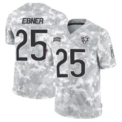 Men's Trestan Ebner Chicago Bears No.25 Limited 2024 Salute to Service Jersey - Arctic Camo