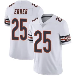 Men's Trestan Ebner Chicago Bears No.25 Limited Vapor Untouchable Jersey - White