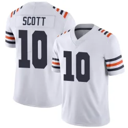 Men's Tyler Scott Chicago Bears No.10 Limited Alternate Classic Vapor Jersey - White