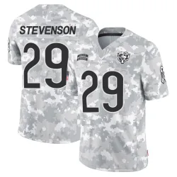 Men's Tyrique Stevenson Chicago Bears No.29 Limited 2024 Salute to Service Jersey - Arctic Camo