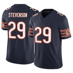 Men's Tyrique Stevenson Chicago Bears No.29 Limited Vapor F.U.S.E. Jersey - Navy