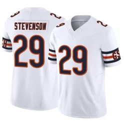 Men's Tyrique Stevenson Chicago Bears No.29 Limited Vapor F.U.S.E. Jersey - White