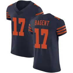 Men's Tyson Bagent Chicago Bears No.17 Elite Alternate Vapor Untouchable Jersey - Navy Blue